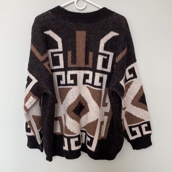 NWT Wildfox Couture Geometric Cubist Cardigan - Picture 7 of 7